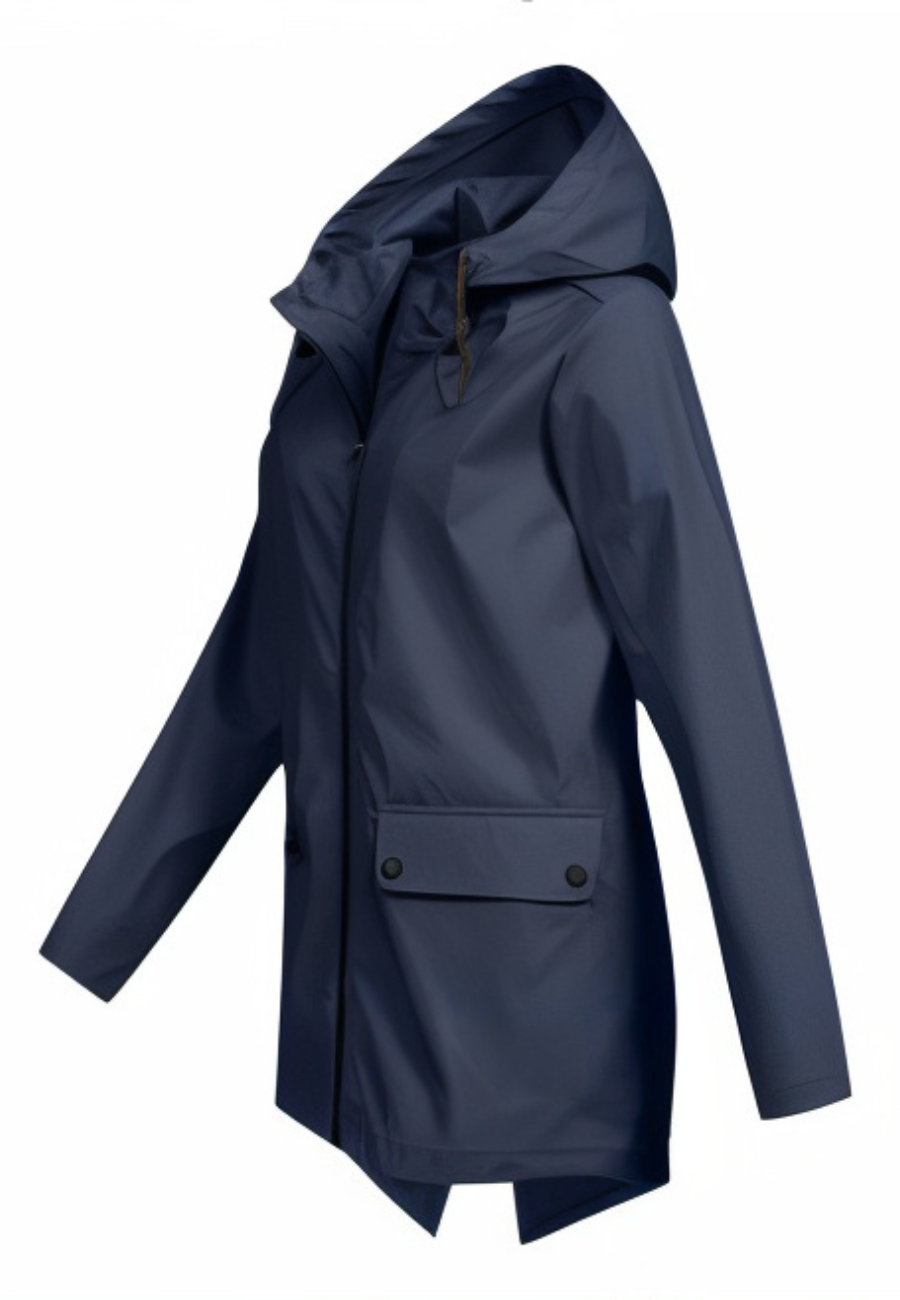 Veste imperméable femme bleu
