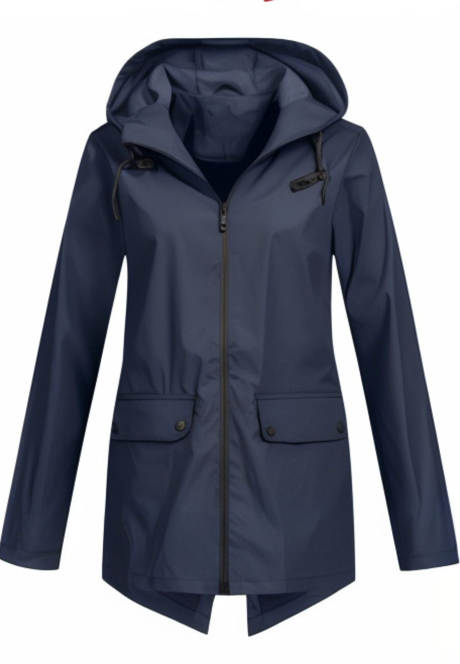 Veste imperméable femme bleu