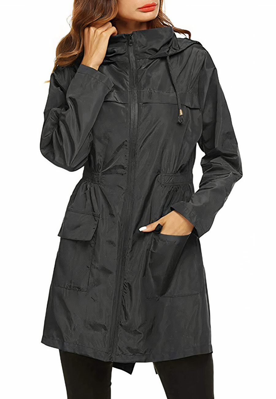 Veste impermeable coupe vent femme