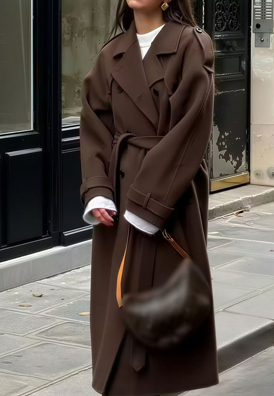 Trench long doux
