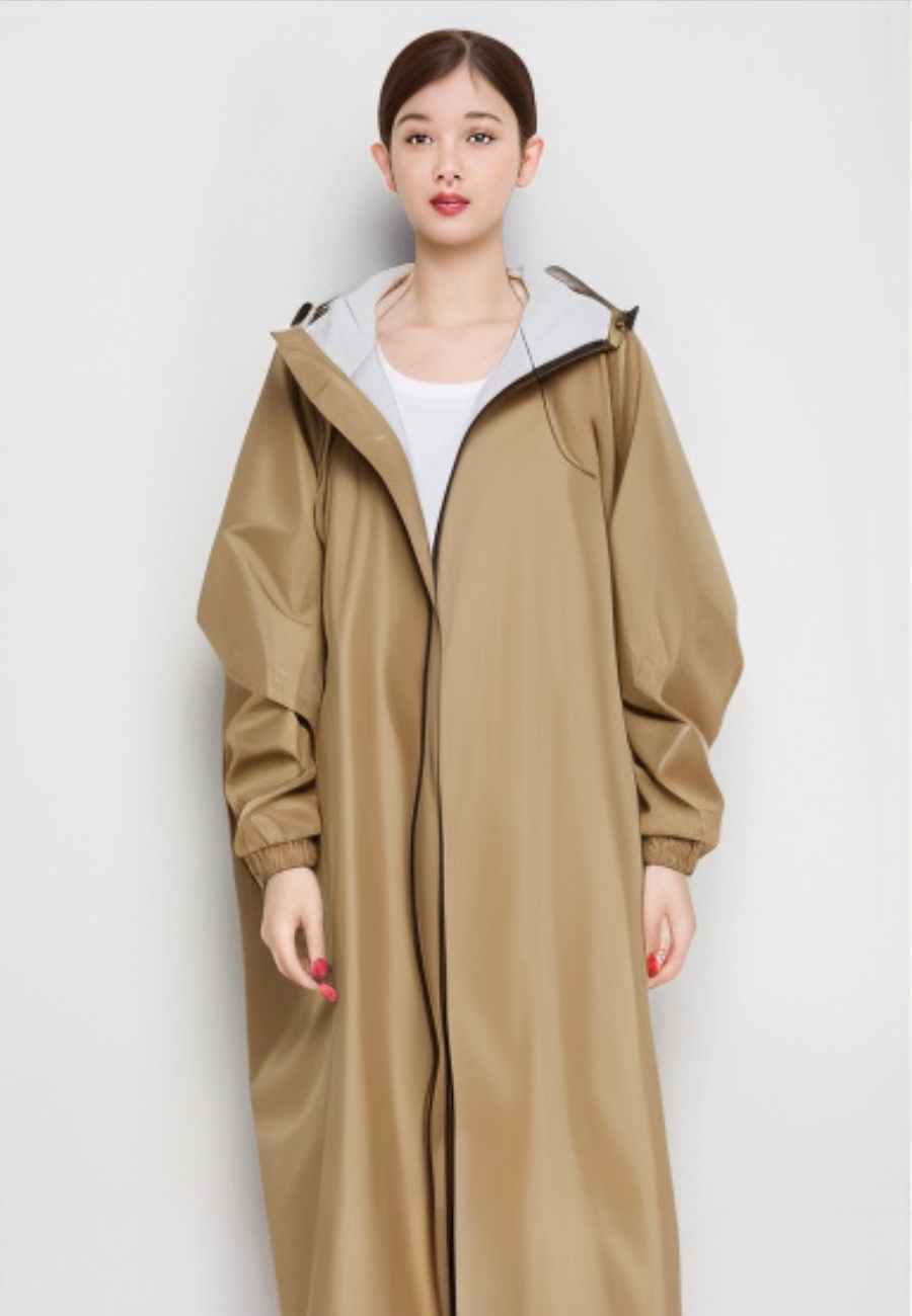 Veste imperméable femme kaki