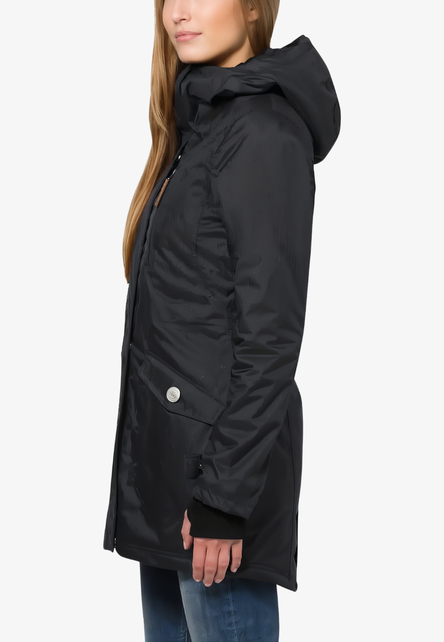 Parka Femme Imperméable avec Capuche