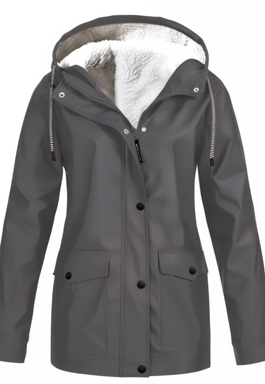 Veste imperméable polaire femme