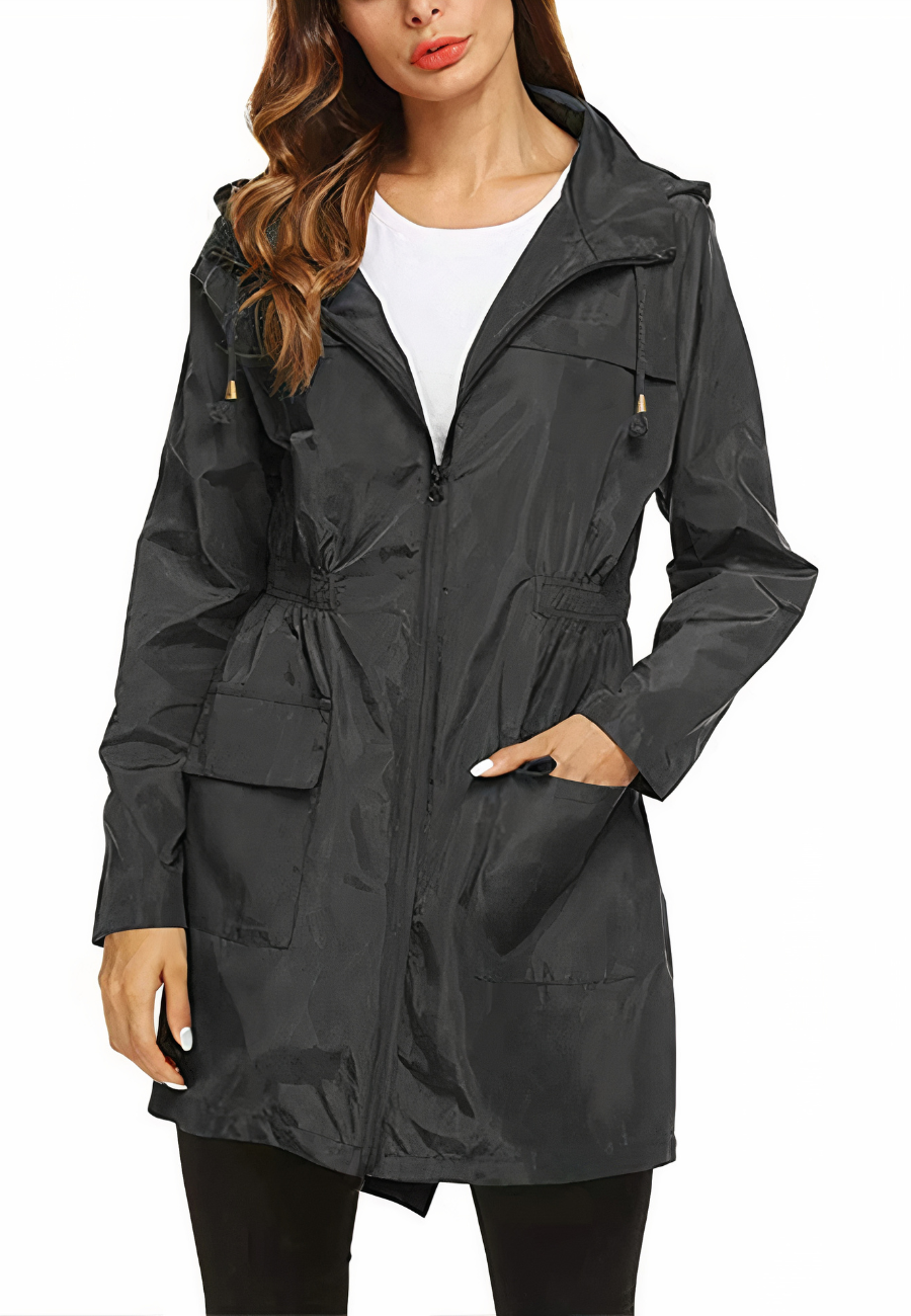 Veste impermeable coupe vent femme