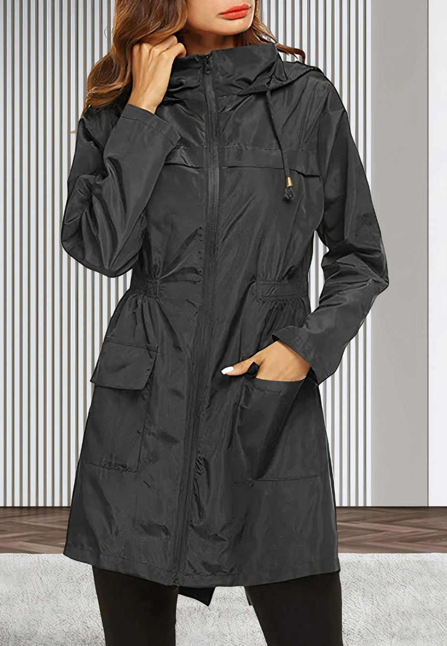 Veste impermeable coupe vent femme