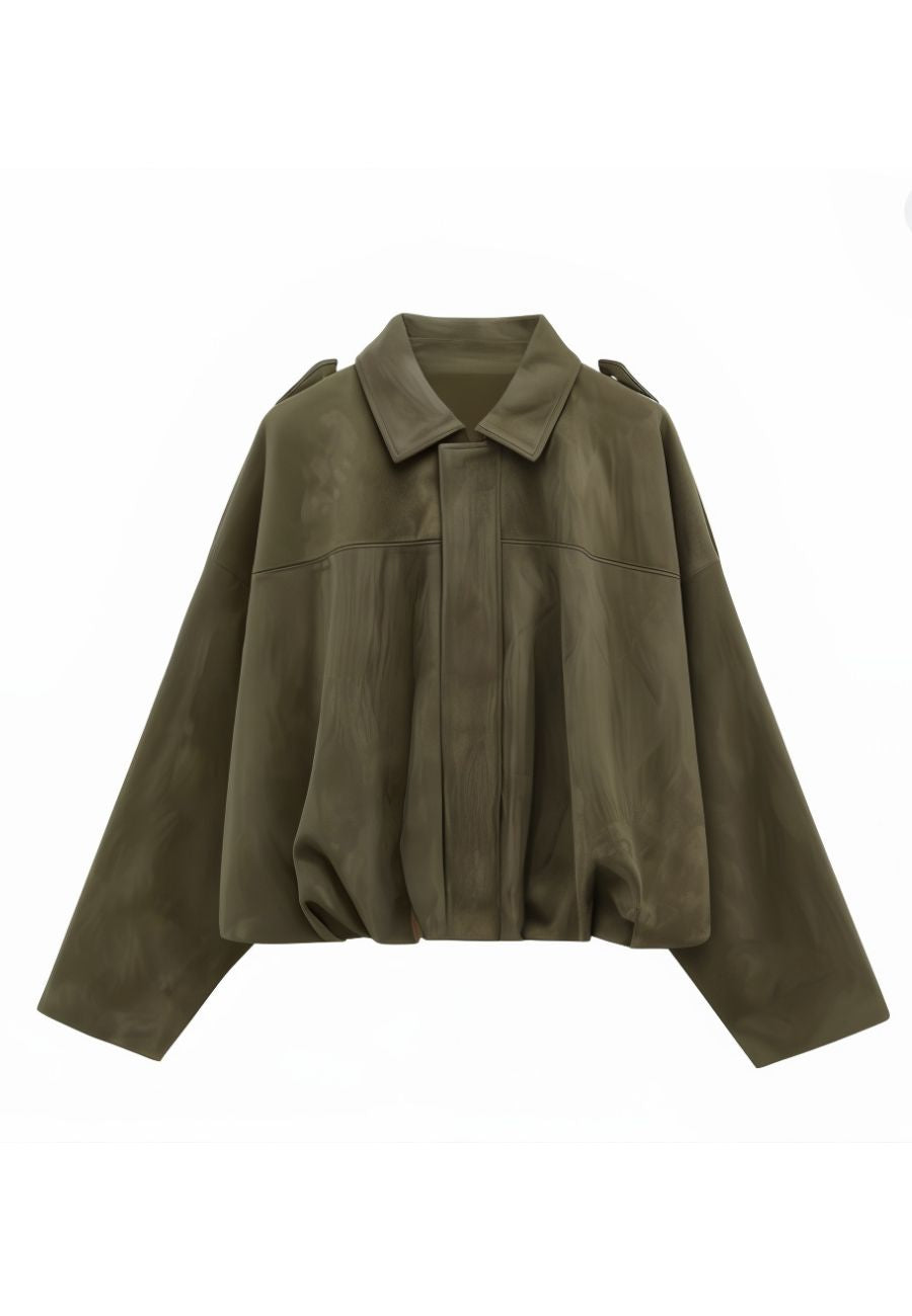 Veste femme effet daim