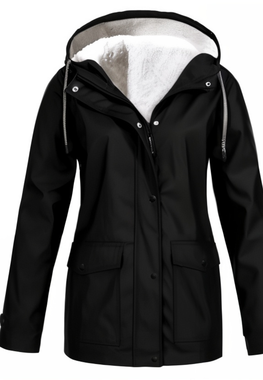 Veste imperméable polaire femme