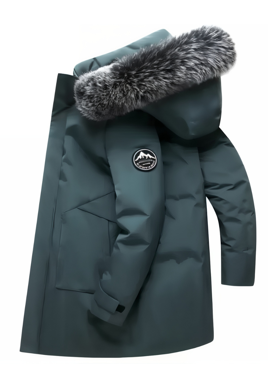 Parka homme gris