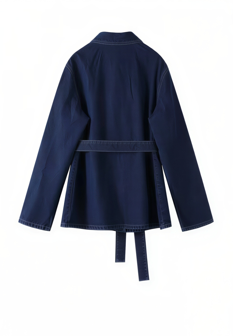 Veste en jeans avec ceinture