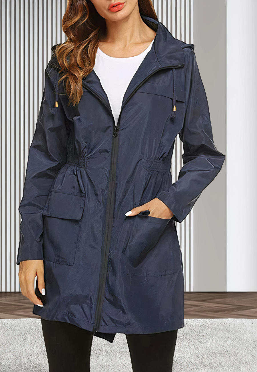 Veste impermeable coupe vent femme