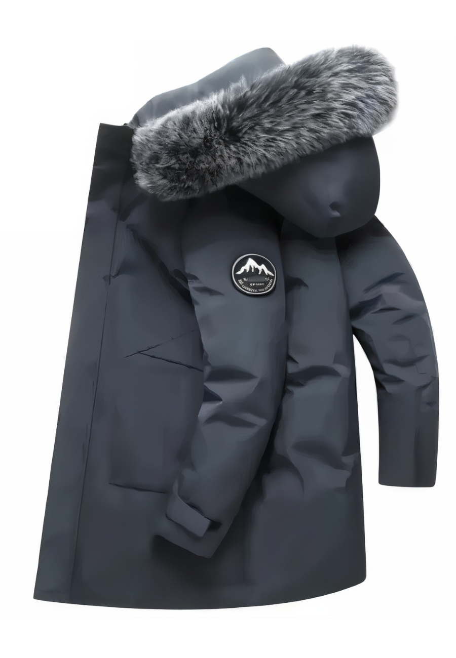 Parka homme gris