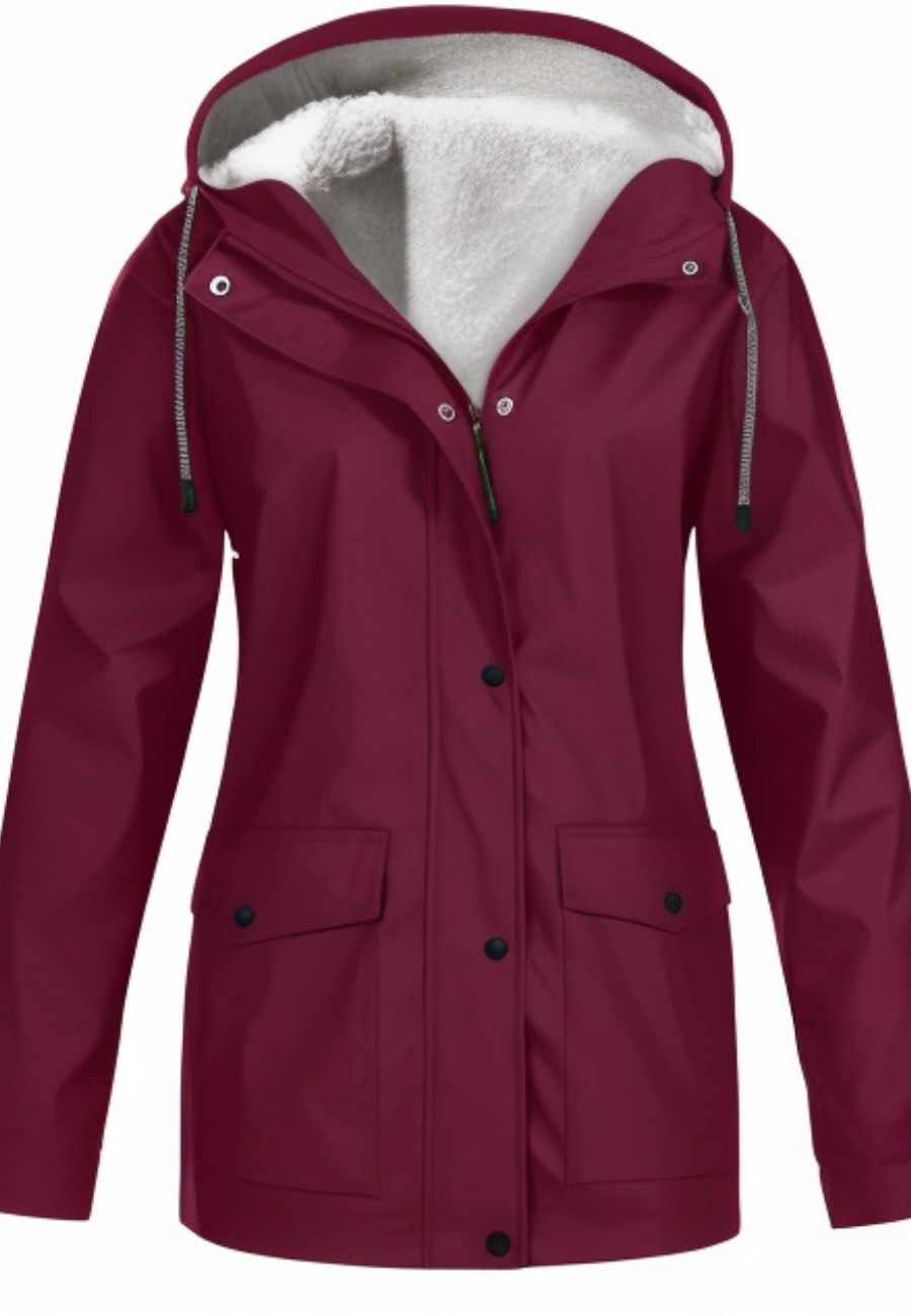 Veste imperméable polaire femme