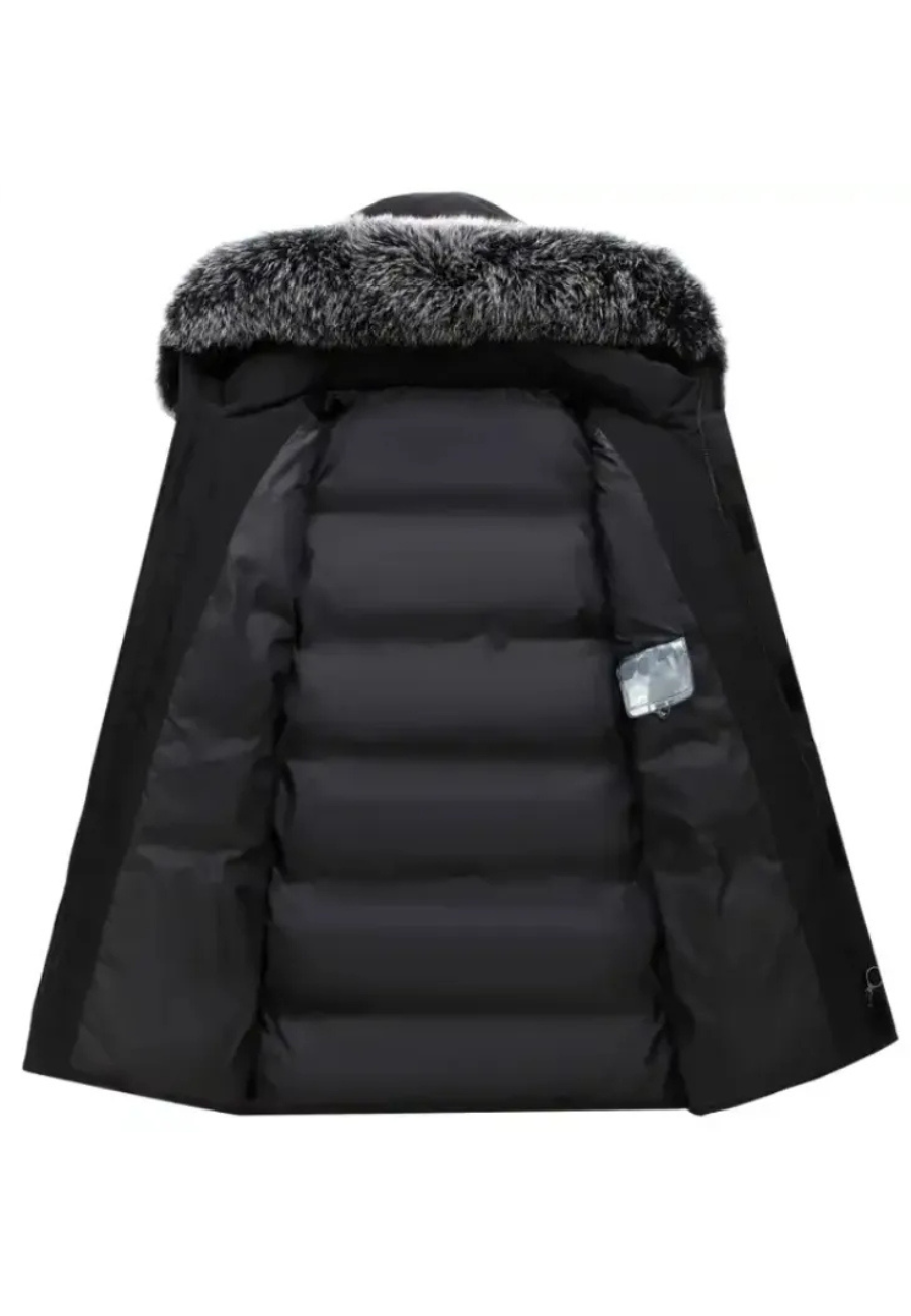 Parka homme gris