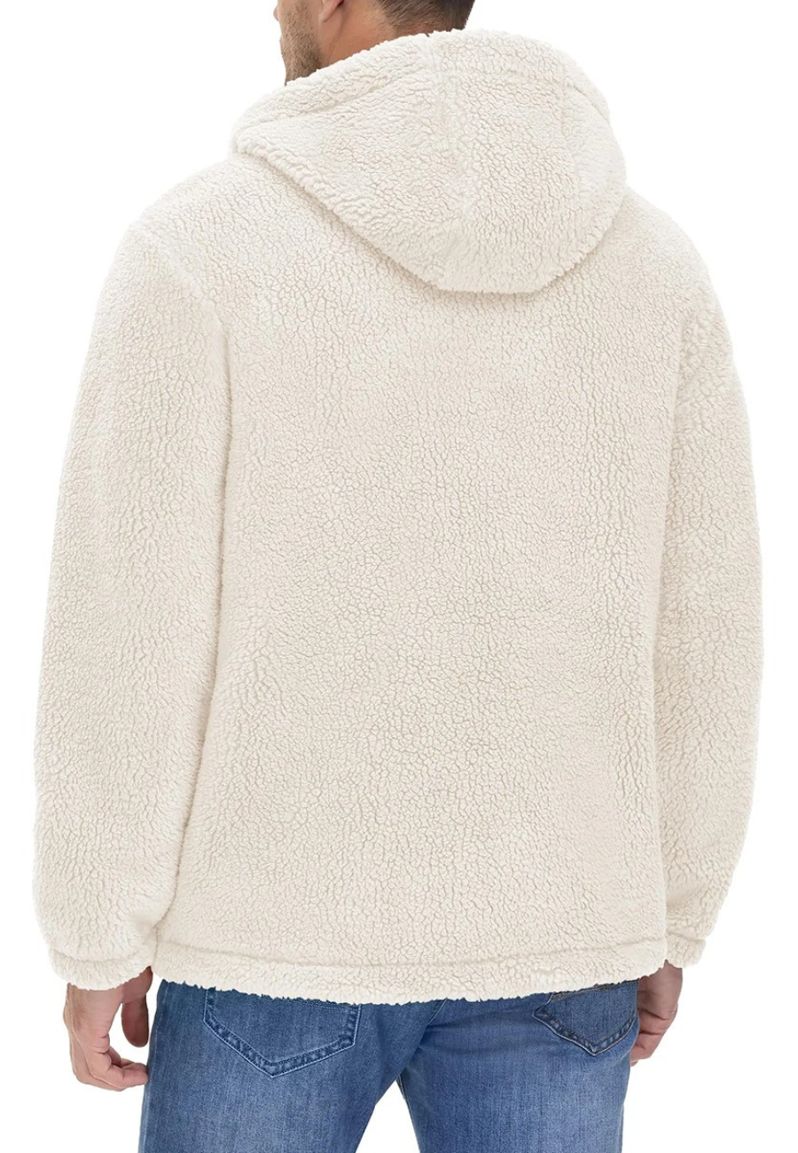 Veste polaire capuche homme