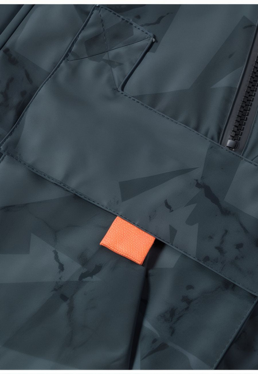 Parka Camouflage Mi Longue pour Homme