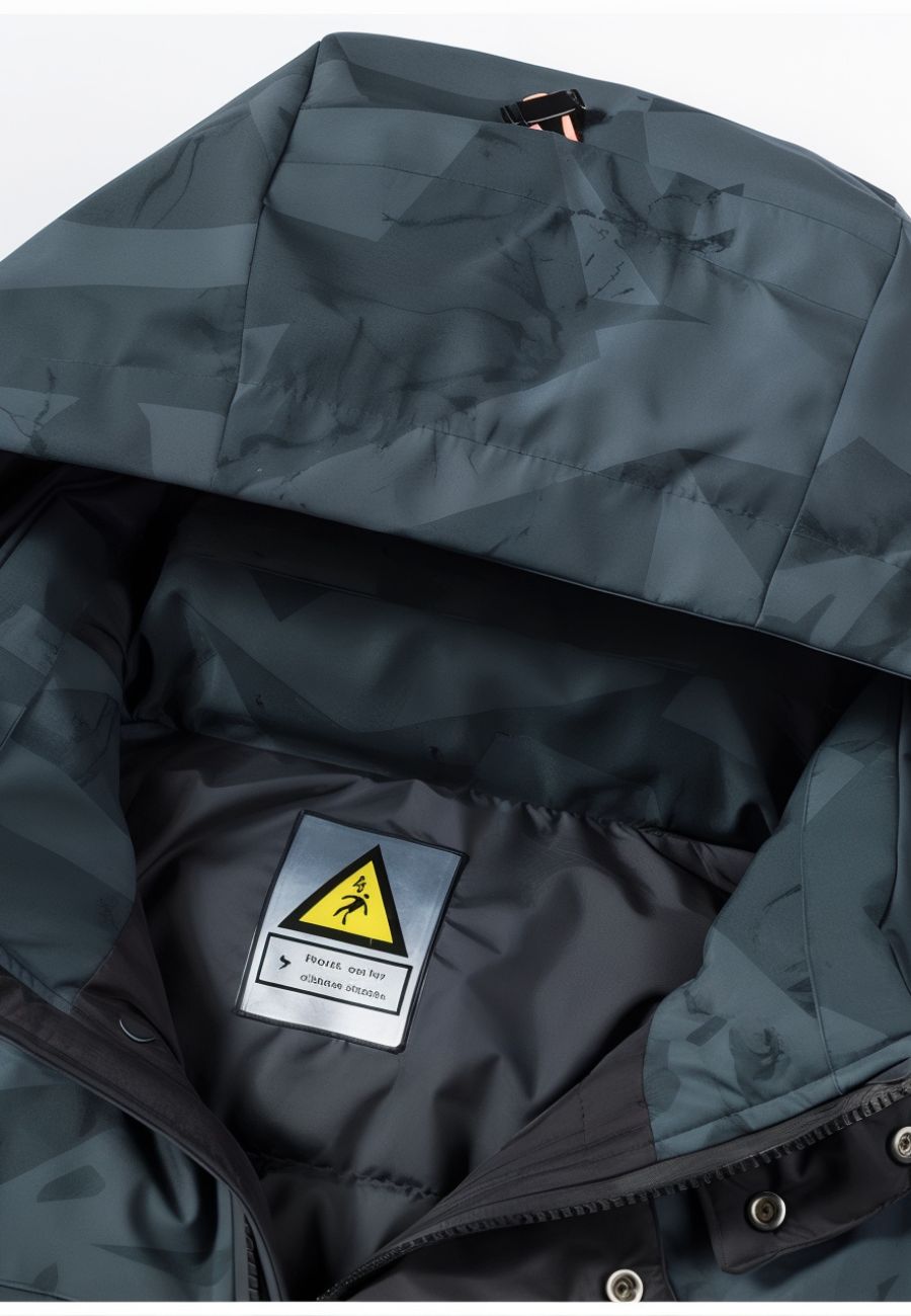 Parka Camouflage Mi Longue pour Homme