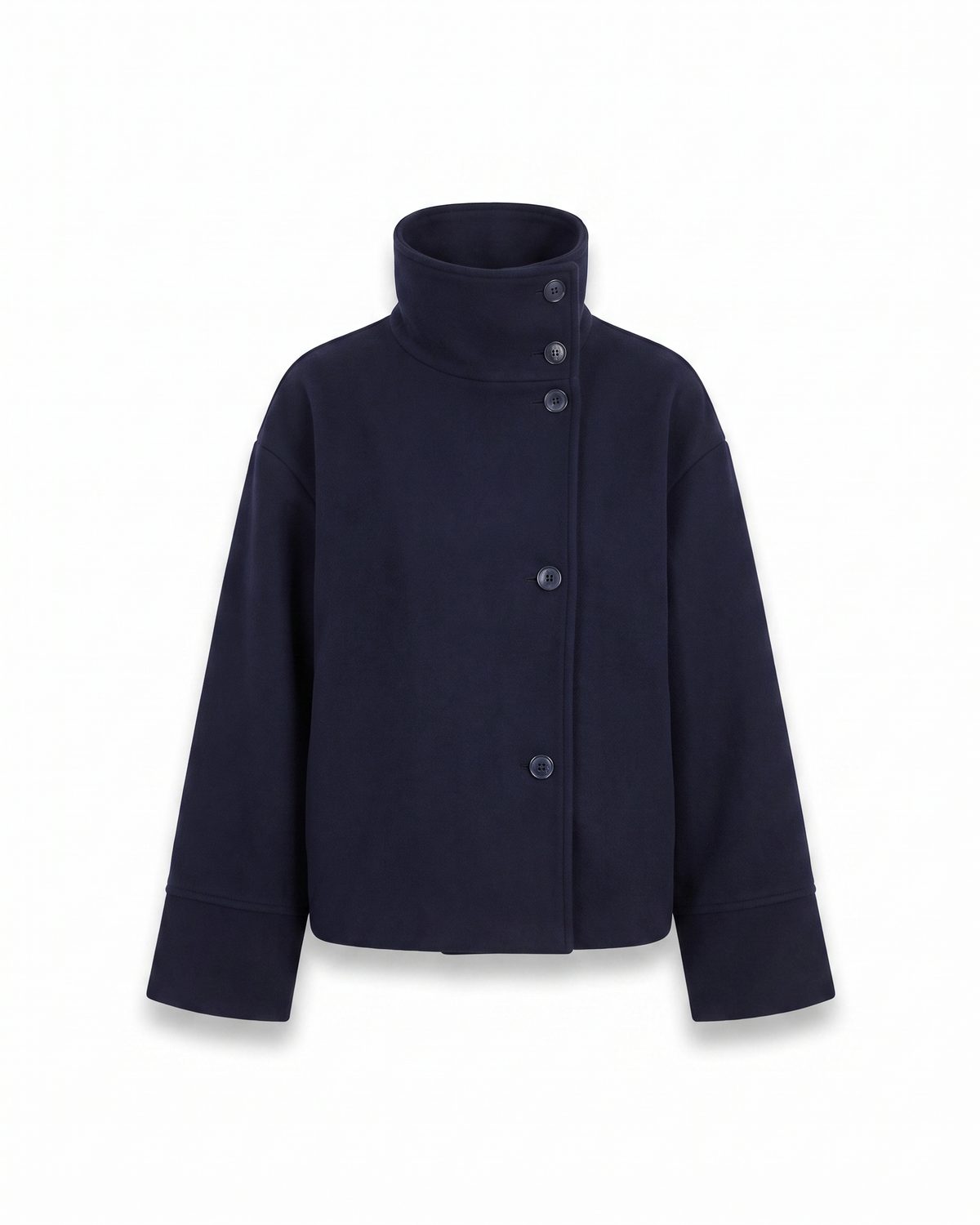 Trench Bleu Marine Femme Long packshot