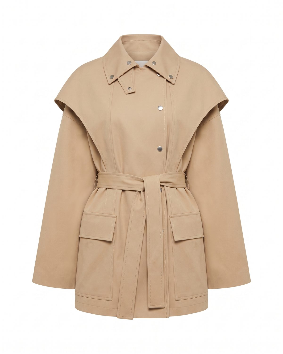 Trench Coat Mi Long Beige Femme packshot