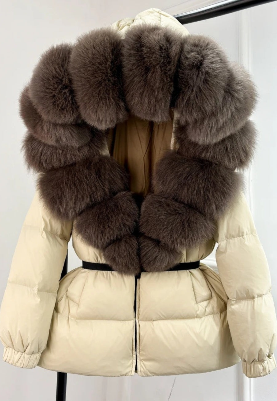 Doudoune femme à capuche