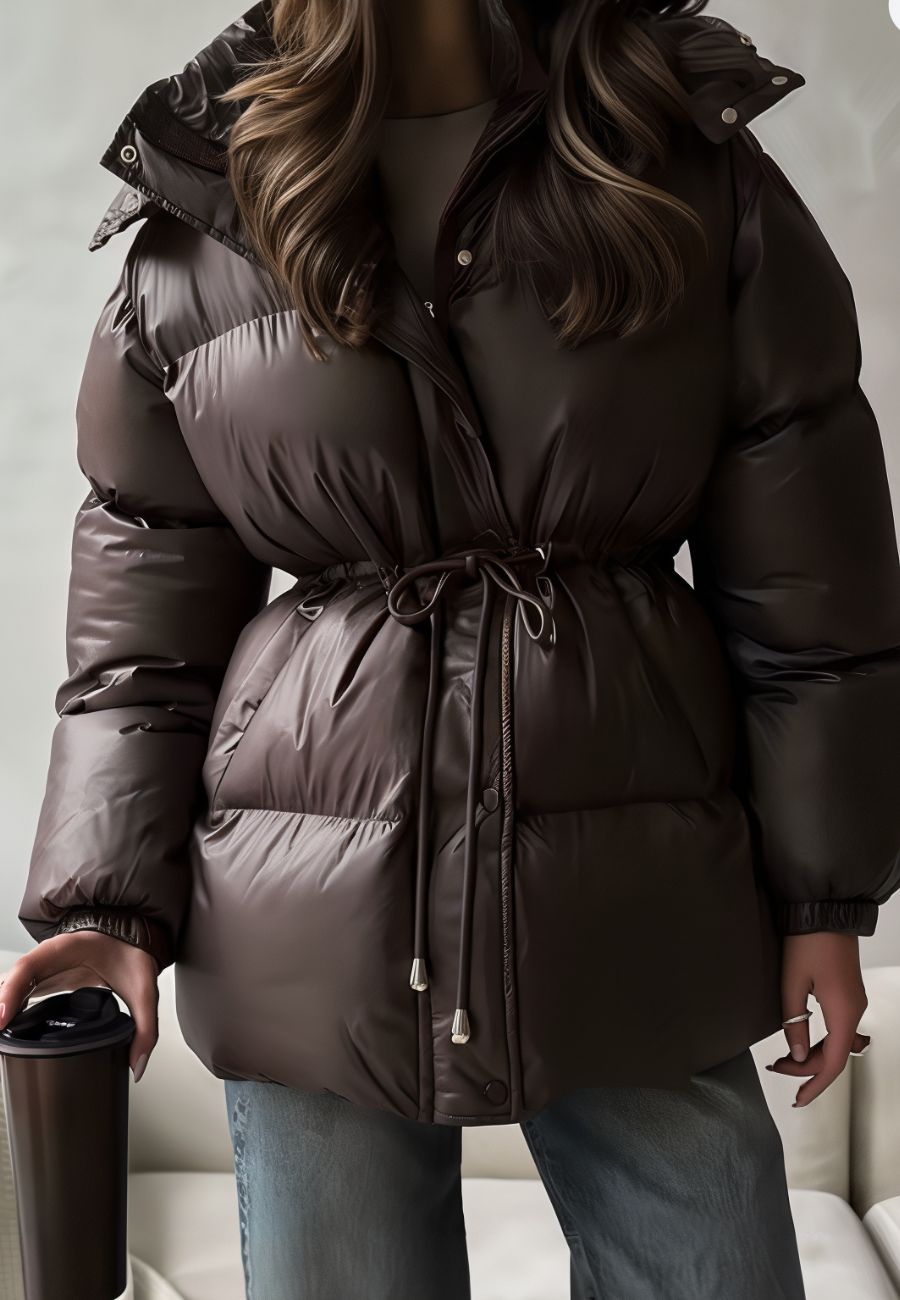 Doudoune chaude femme imperméable avec capuche