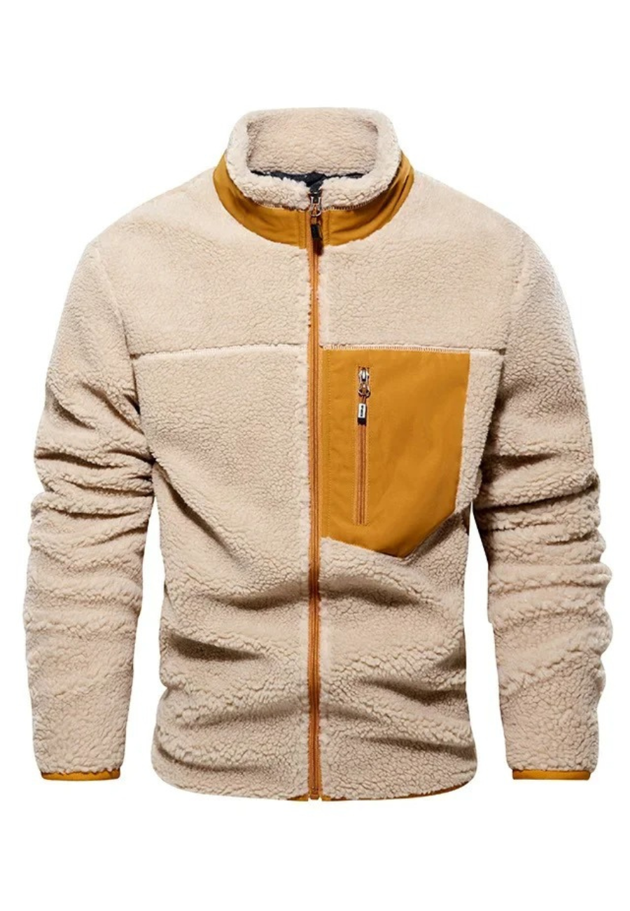 Veste polaire homme beige