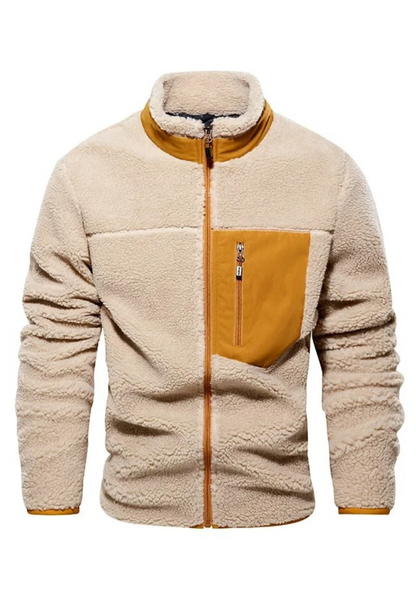 Veste polaire homme beige