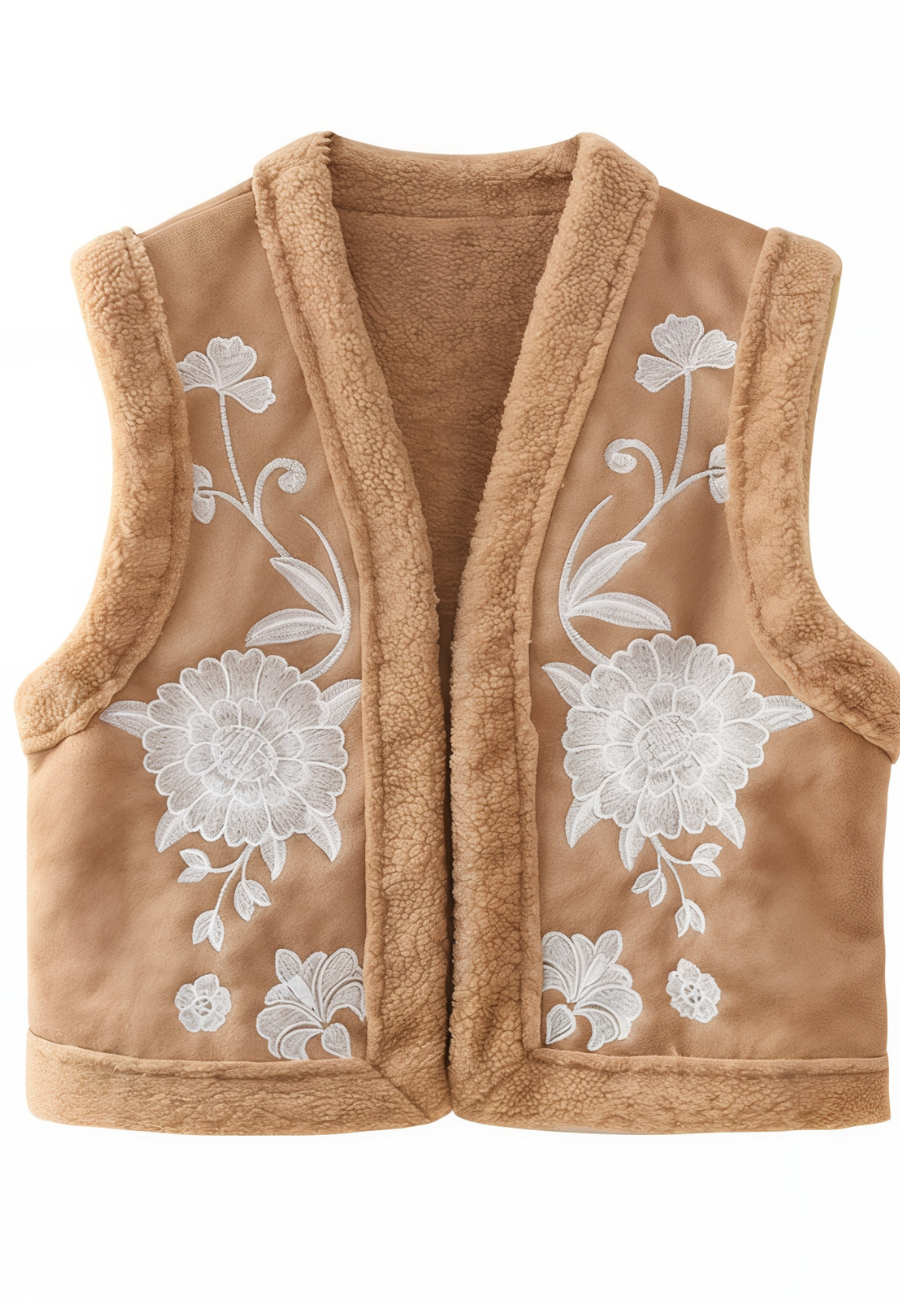 Gilet sans manche en laine femme