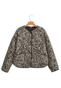 Veste motif léopard