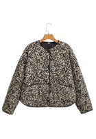 Veste motif léopard
