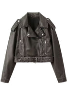 Blouson biker similicuir
