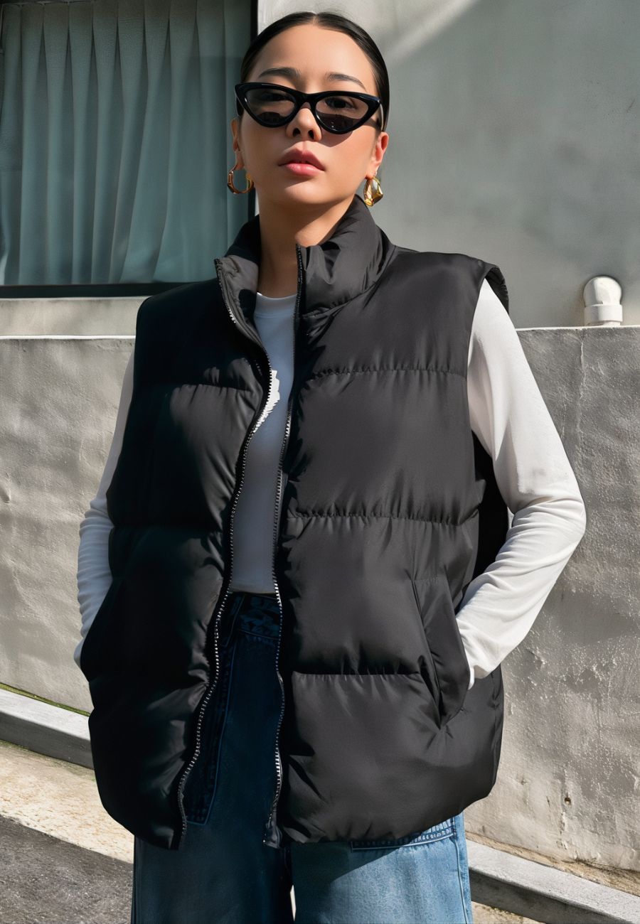 Gilet sans manche femme