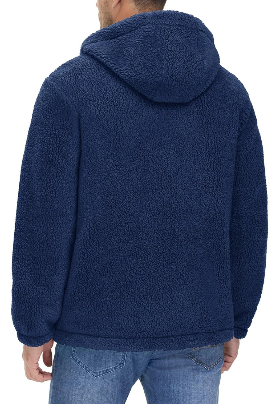 Veste polaire capuche homme
