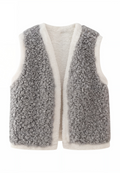 Gilet sans manche gris femme
