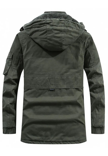 Parka kaki pour homme