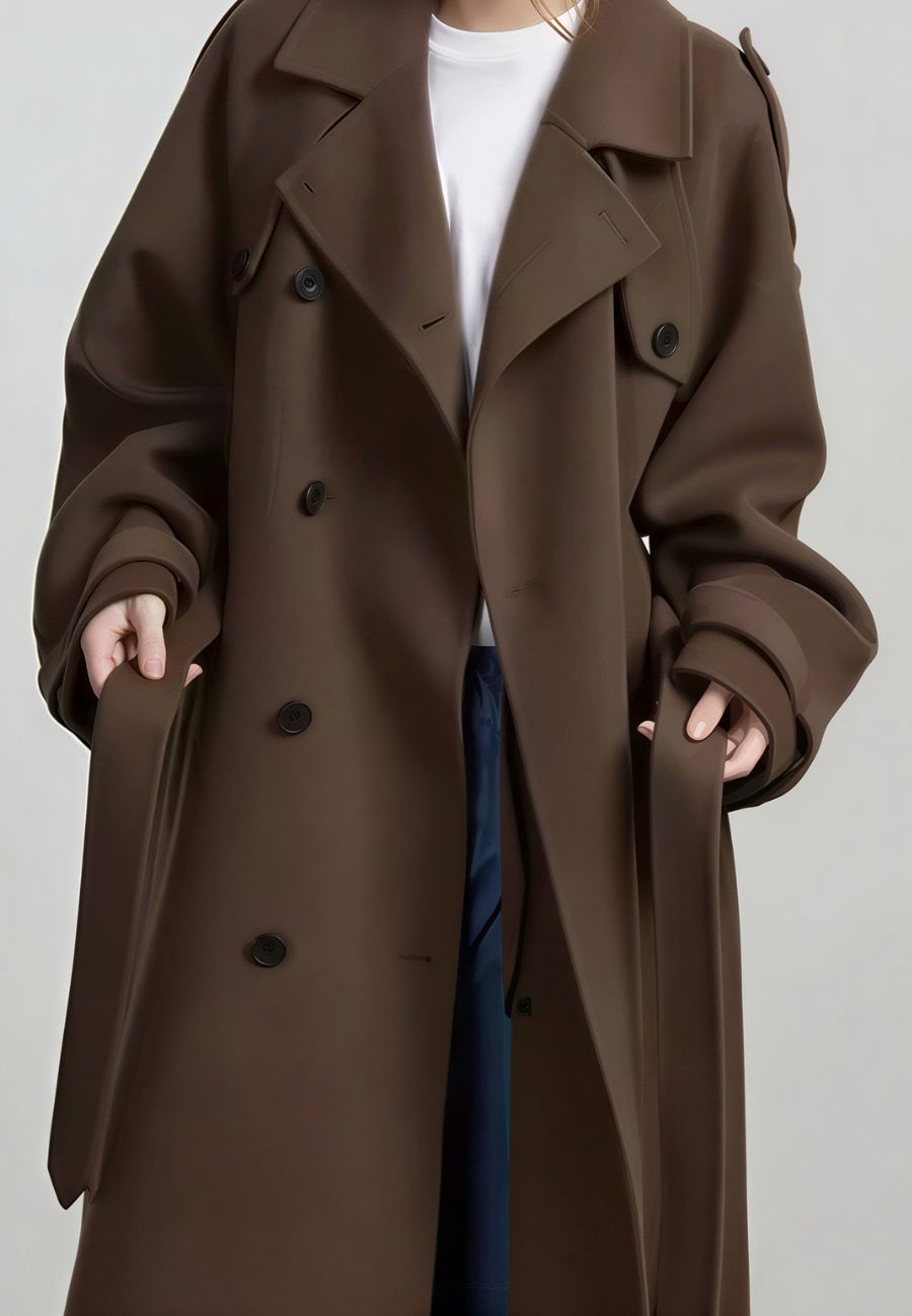 Trench long doux