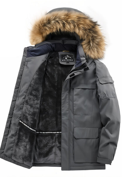 Parka fourrure pour homme