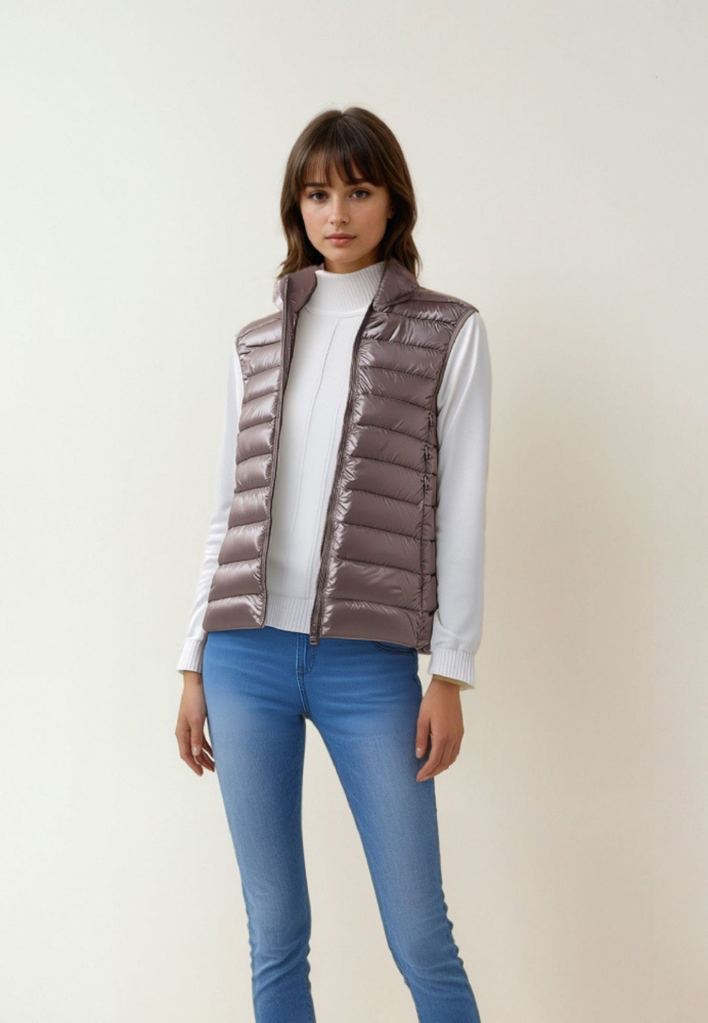 Gilet sans manche matelassée femme