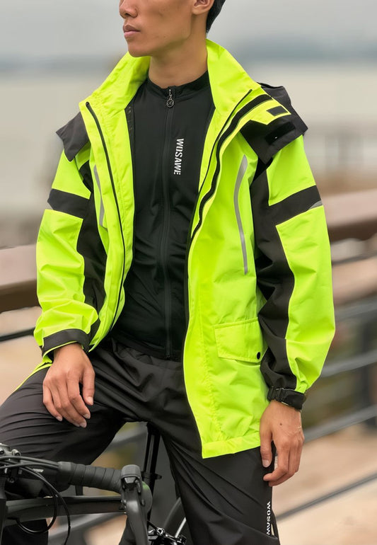 Veste impermeable velo homme