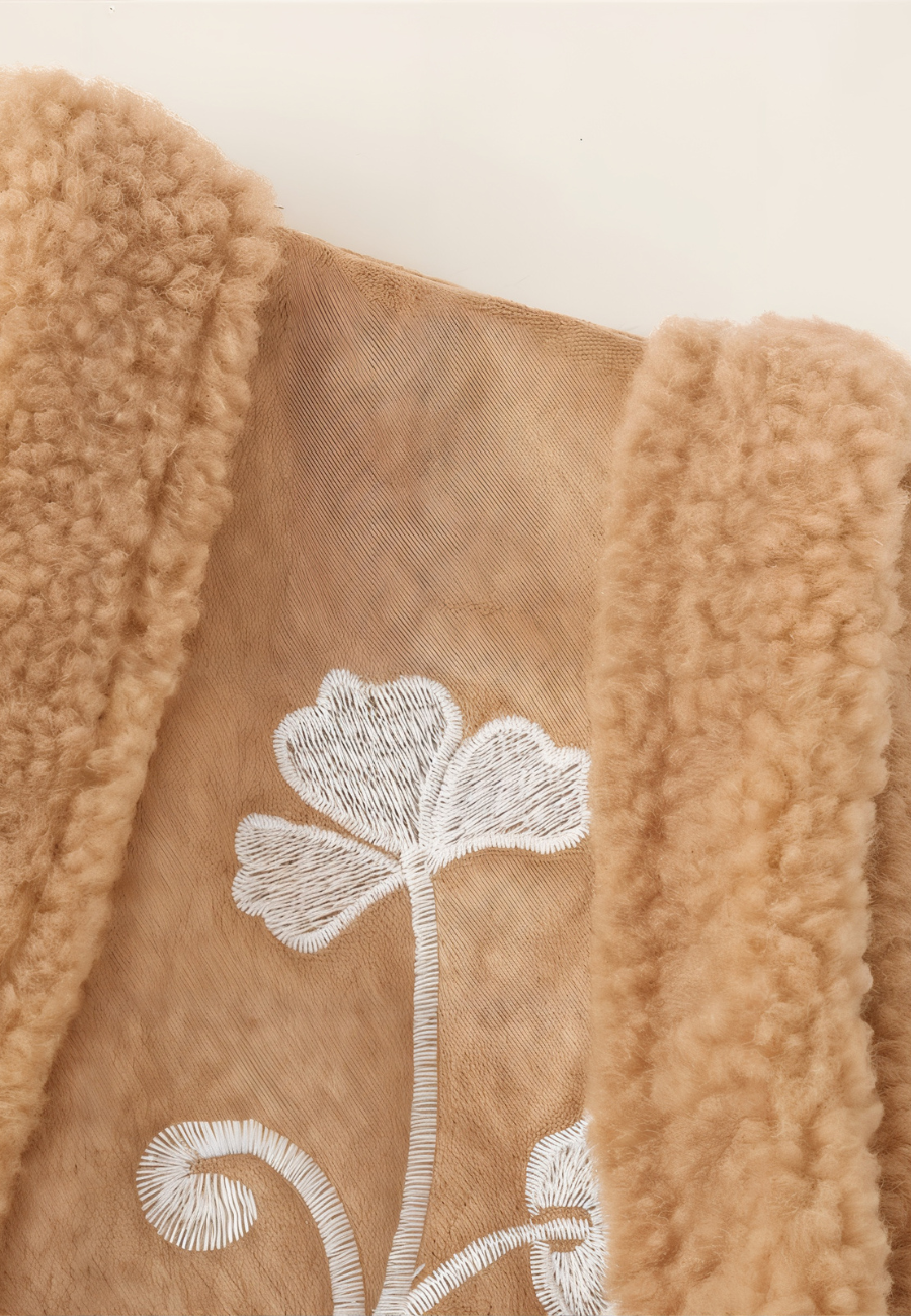 Gilet sans manche en laine femme