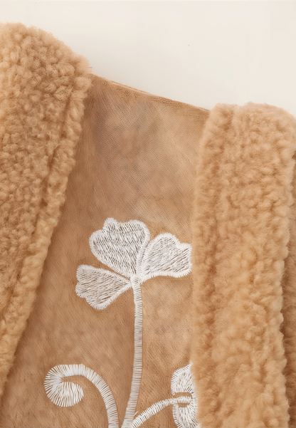 Gilet sans manche en laine femme