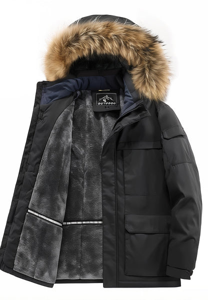 Parka fourrure pour homme