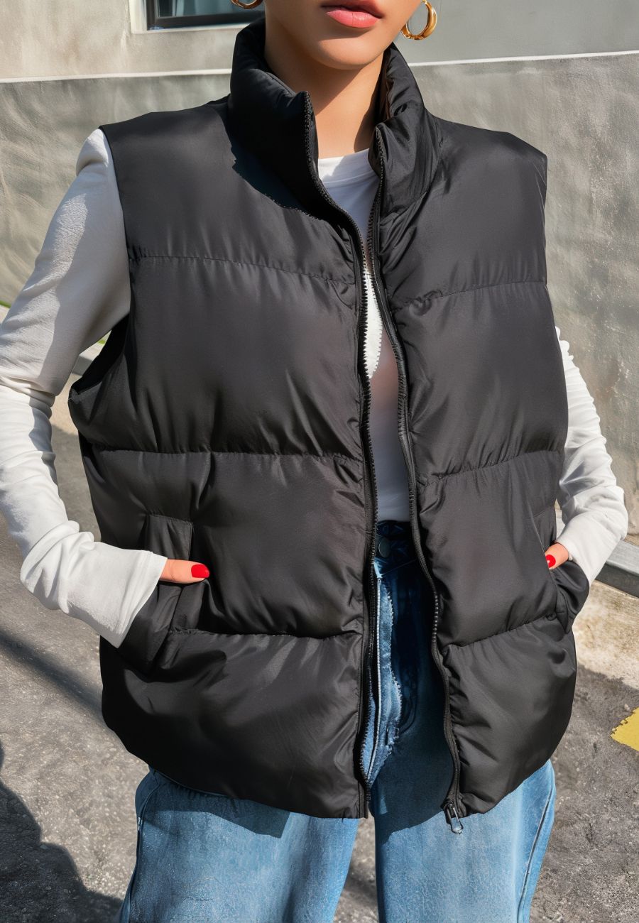 Gilet sans manche femme
