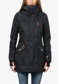 Parka Femme Imperméable avec Capuche