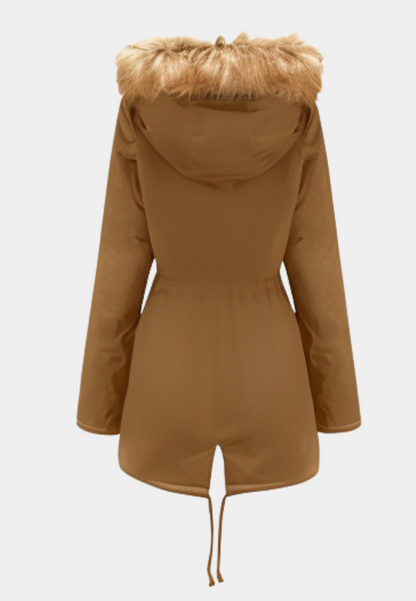 Parka chaude femme mi-longue