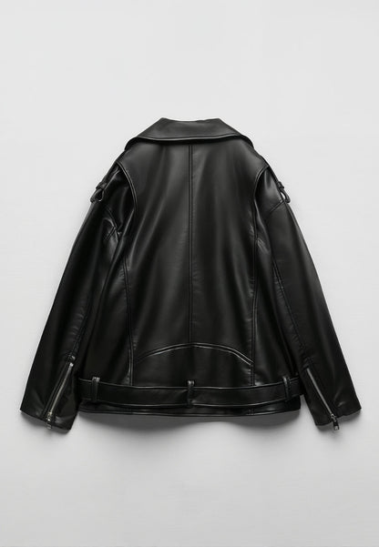 Veste légère effet cuir
