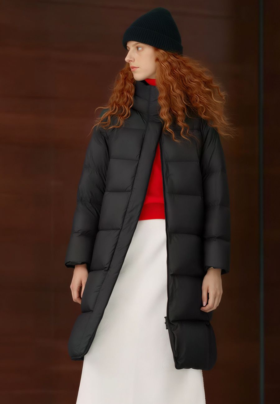 Doudoune longue imperméable