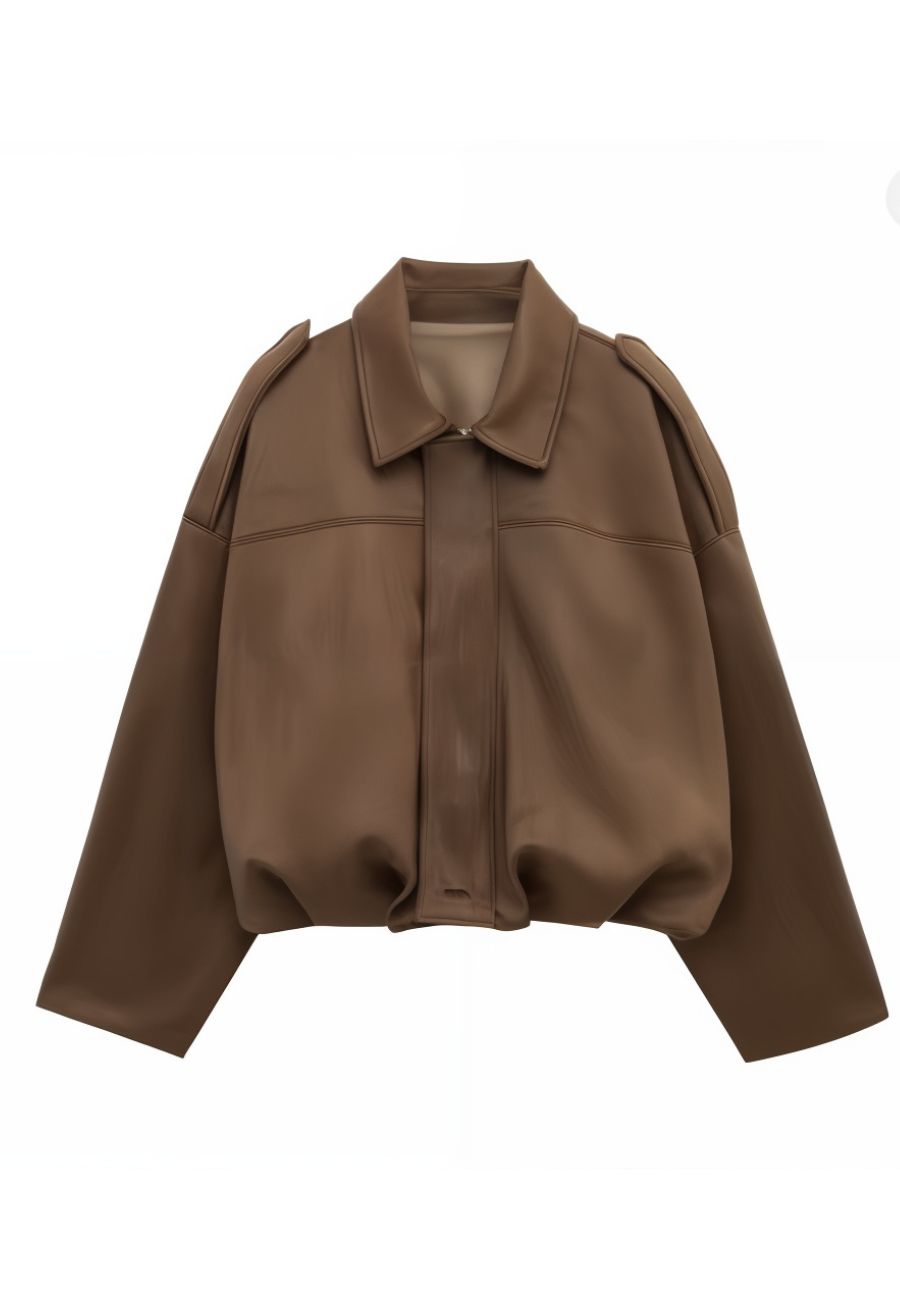 Veste femme effet daim