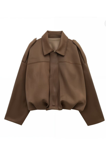 Veste femme effet daim