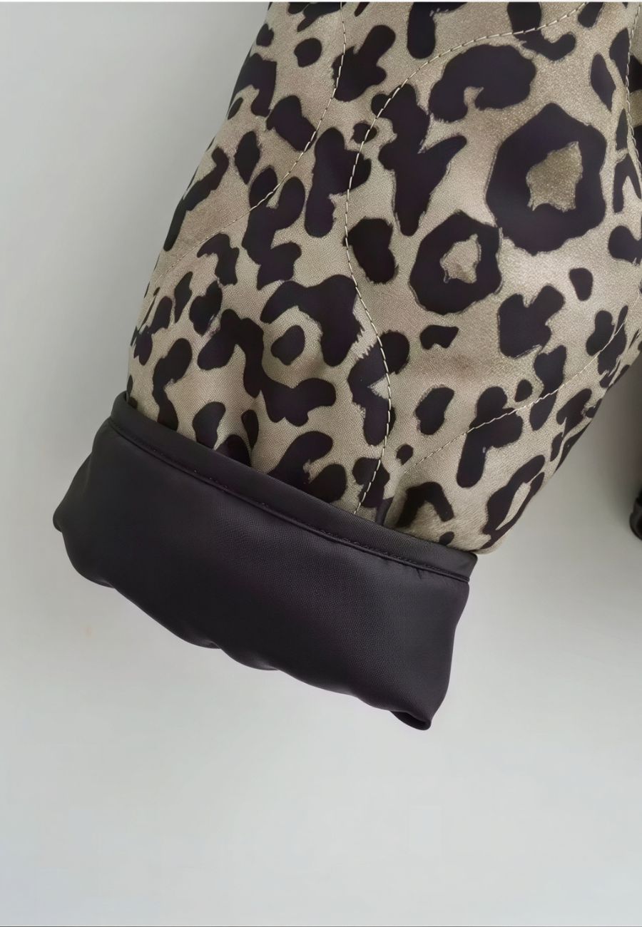 Veste motif léopard