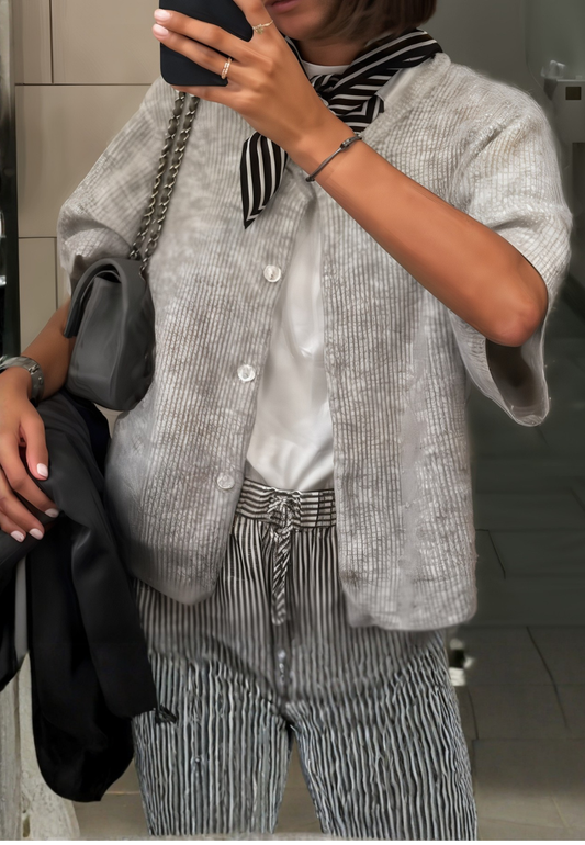 Gilet manche courtes femme